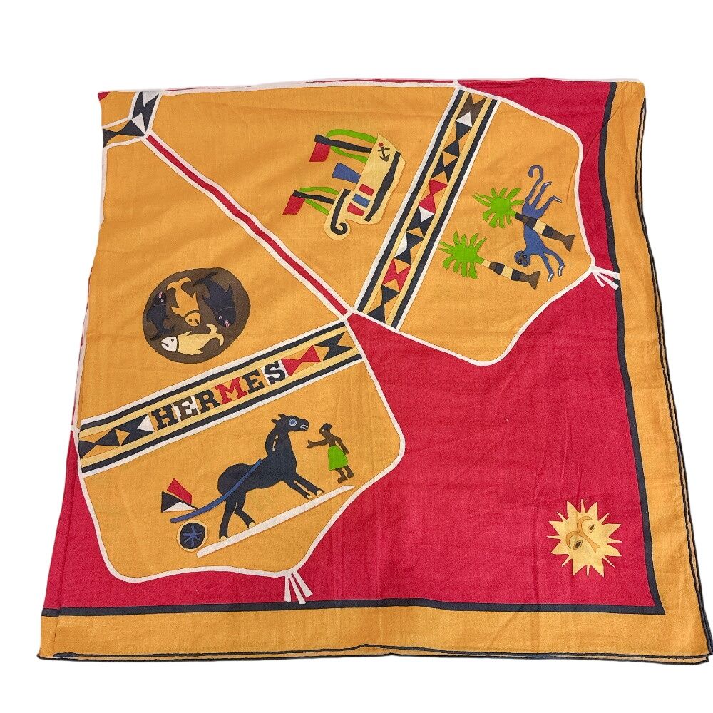 Hermes Vintage Large Scarf Carre — view 2