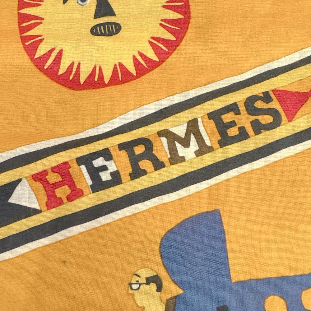 Hermes Vintage Large Scarf Carre — view 8