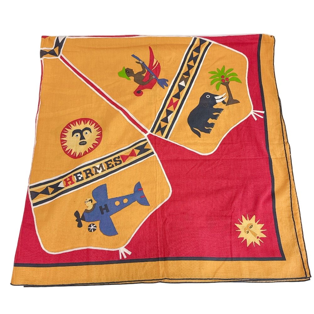Hermes Vintage Large Scarf Carre — view 4
