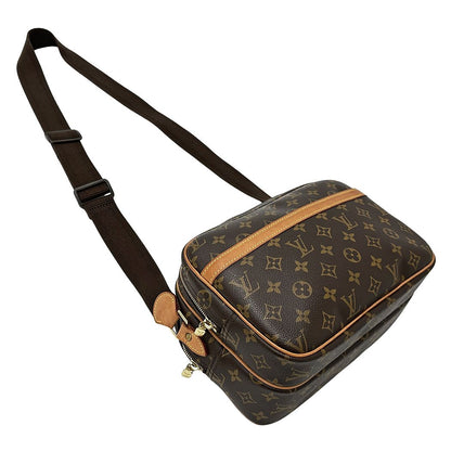 Louis Vuitton Monogram Shoulder Bag Reporter PM Brown — view 4
