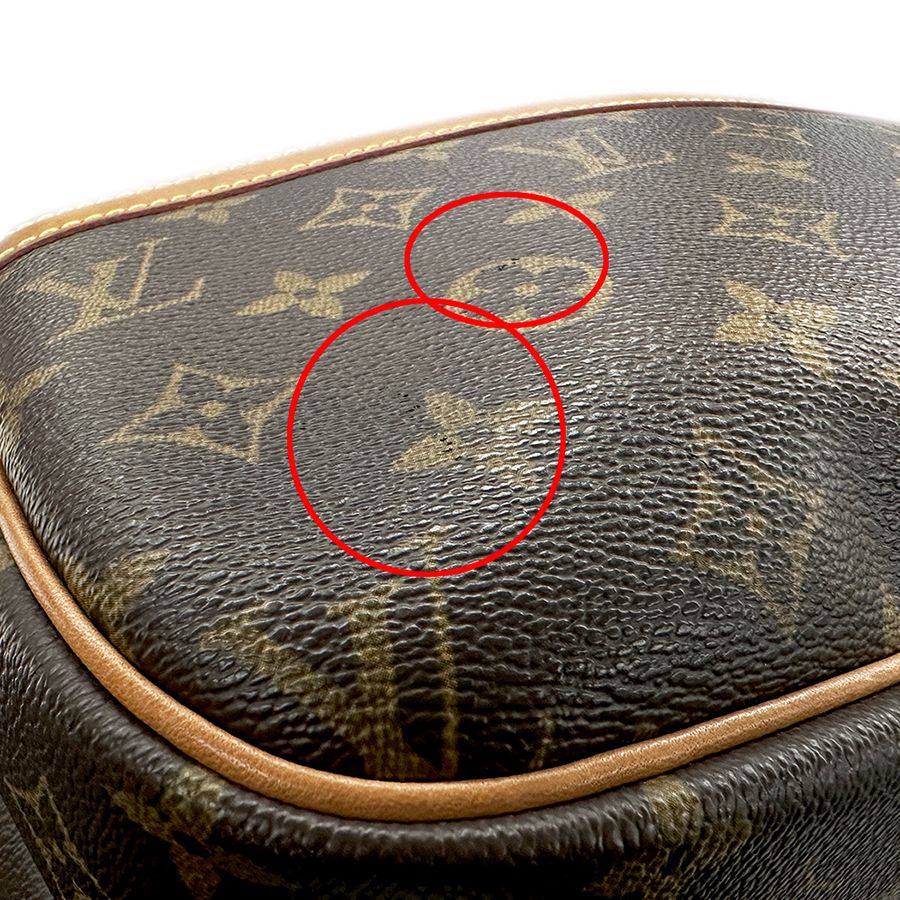 Louis Vuitton Monogram Shoulder Bag Reporter PM Brown — view 8