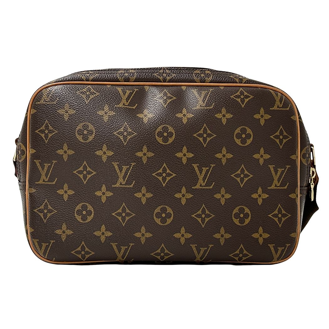 Louis Vuitton Monogram Shoulder Bag Reporter PM Brown — view 2