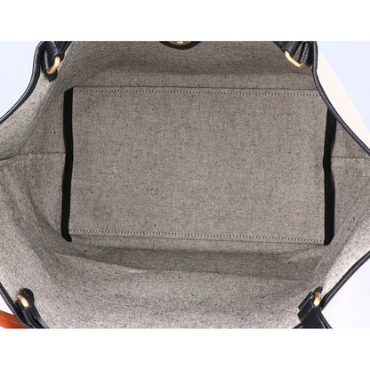 Max Mara Logo Canvas Leather 2-Way Tote Bag — view 6