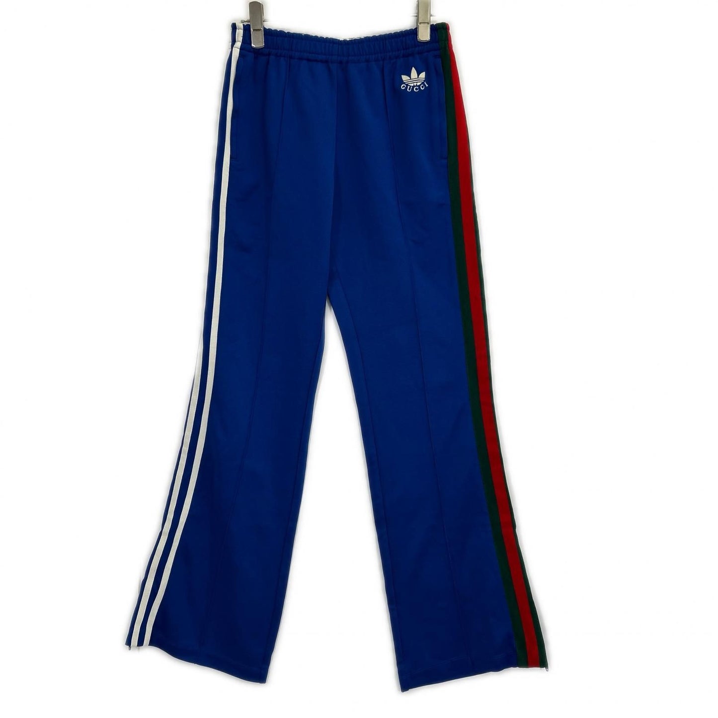 Gucci Adidas Blue Side Line Flare Track Pants