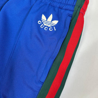 Gucci Adidas Blue Side Line Flare Track Pants — view 7