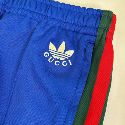Gucci Adidas Blue Side Line Flare Track Pants — view 6