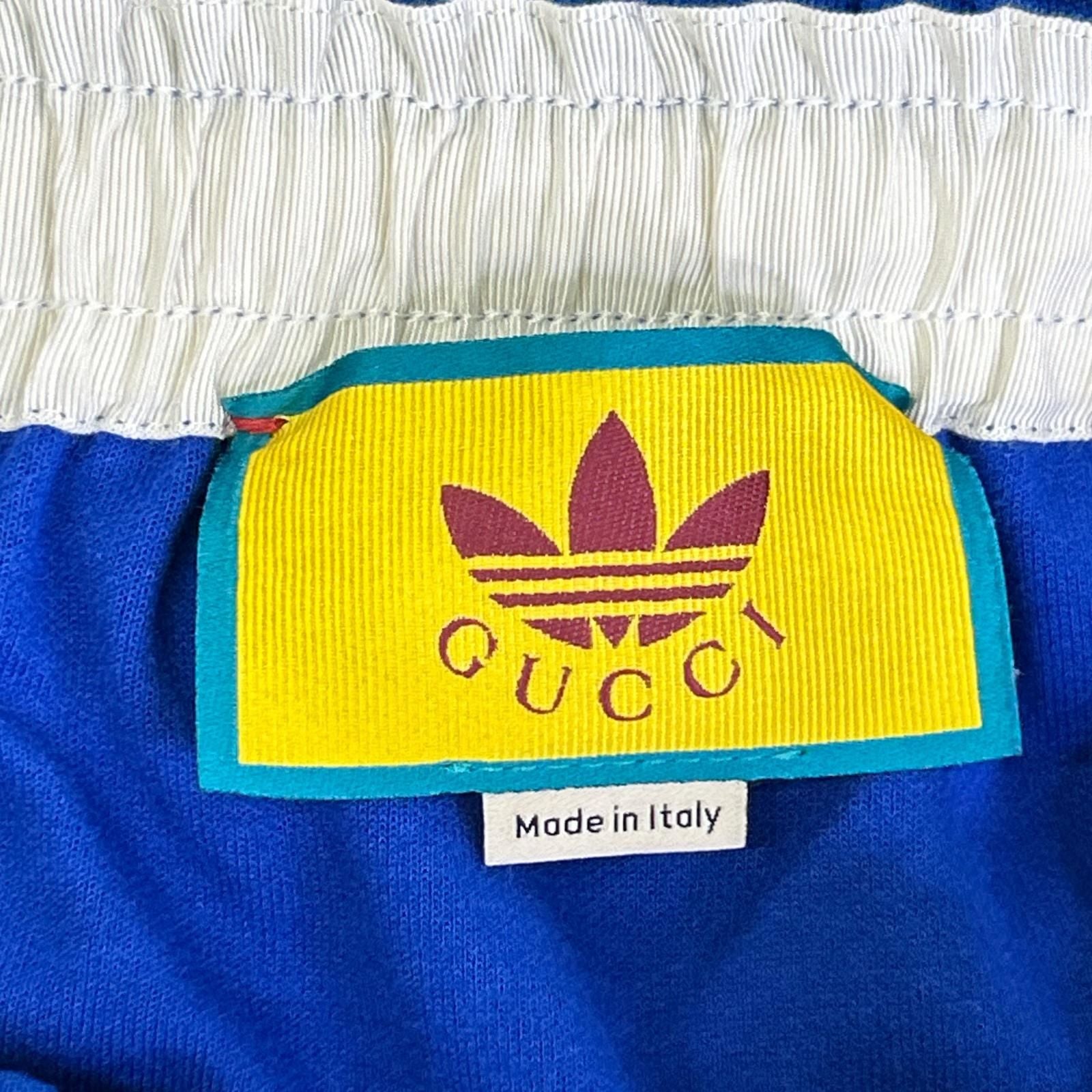 Gucci Adidas Blue Side Line Flare Track Pants — view 3