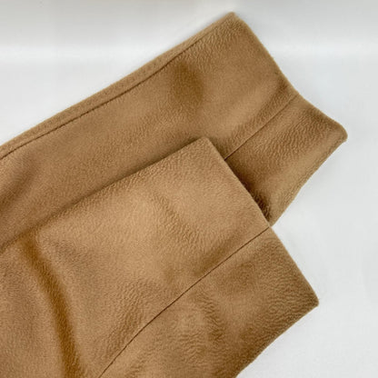 Max Mara Weekend Brown Pure Vagin Wool 100 Resina Double Breasted Belted Long — view 8