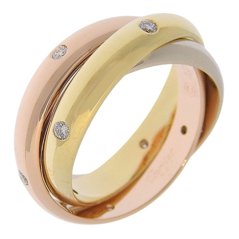 Cartier Trinity Constellation Gold Diamond Ring