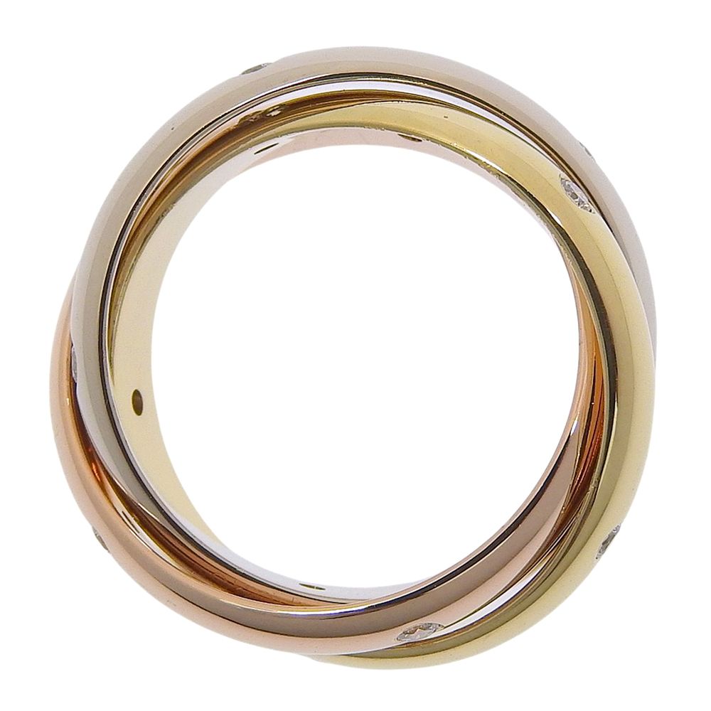 Cartier Trinity Constellation Gold Diamond Ring — view 3