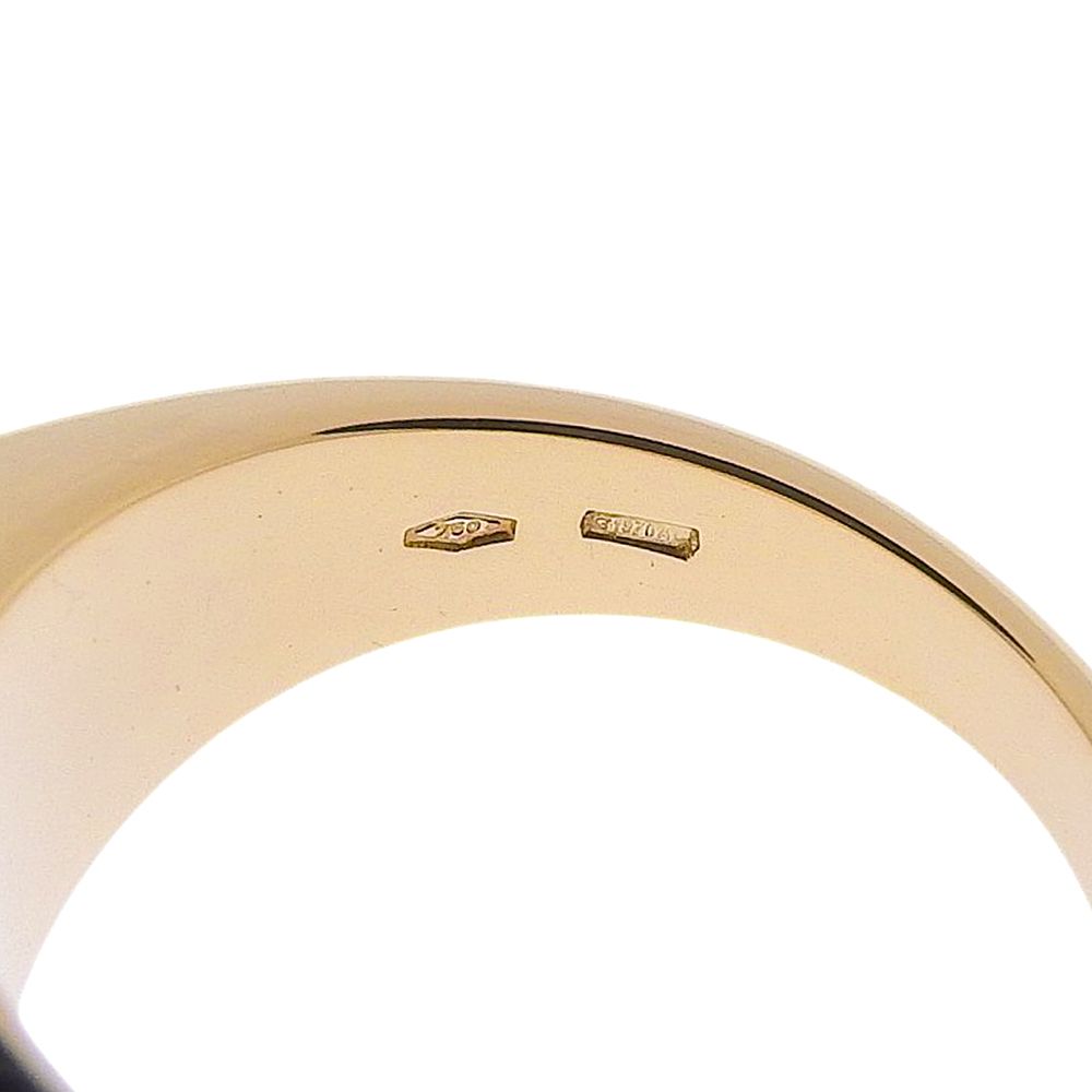 Bvlgari Tronchetto Gold White Ceramic Ring — view 6