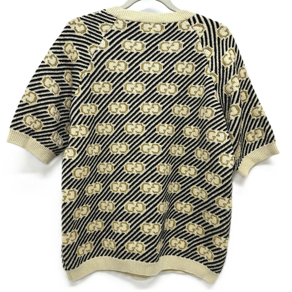 Gucci Dress Lame GG Pattern Wool White — view 2