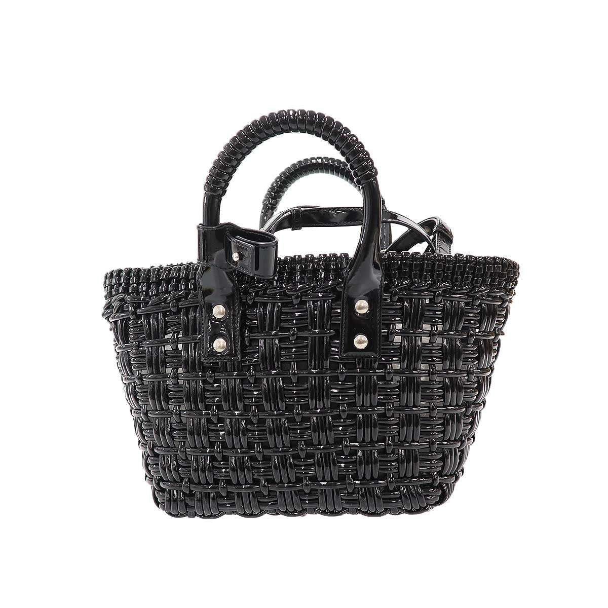 Balenciaga Bistro Basket Shoulder Bag Black — view 2