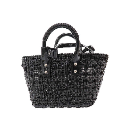 Balenciaga Bistro Basket Shoulder Bag Black — view 2