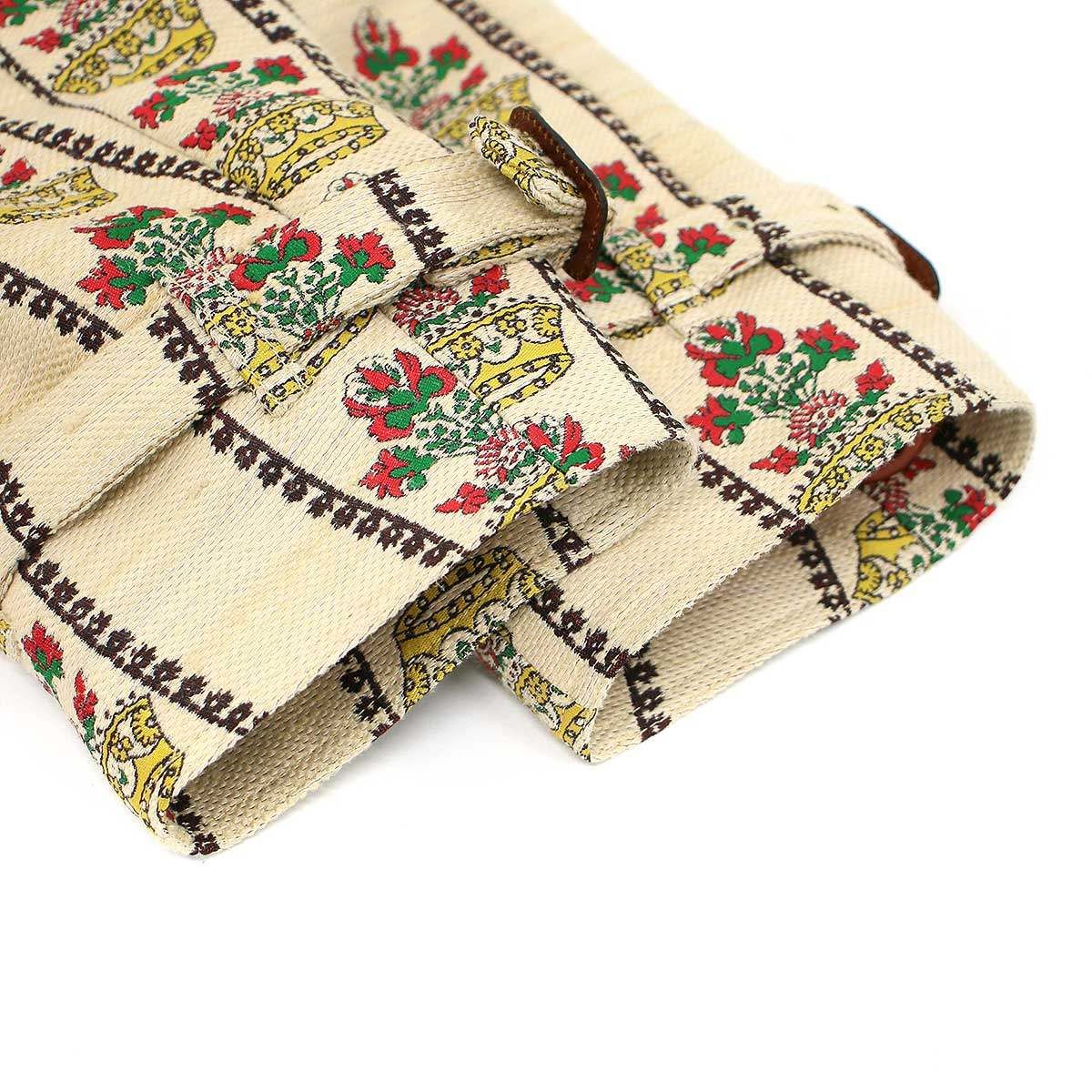 Gucci 100 Flower and Crown Coat Long Beige 40 — view 5