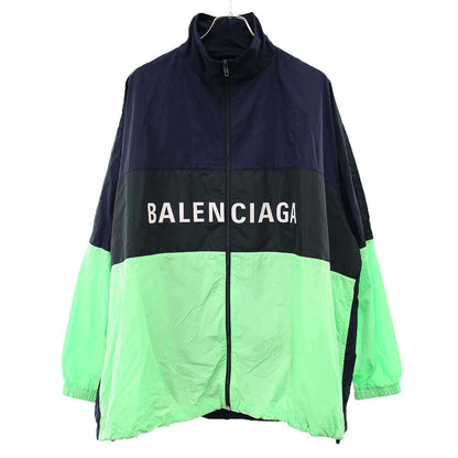 Balenciaga Logo Nylon Zip Up Jacket Mix 36