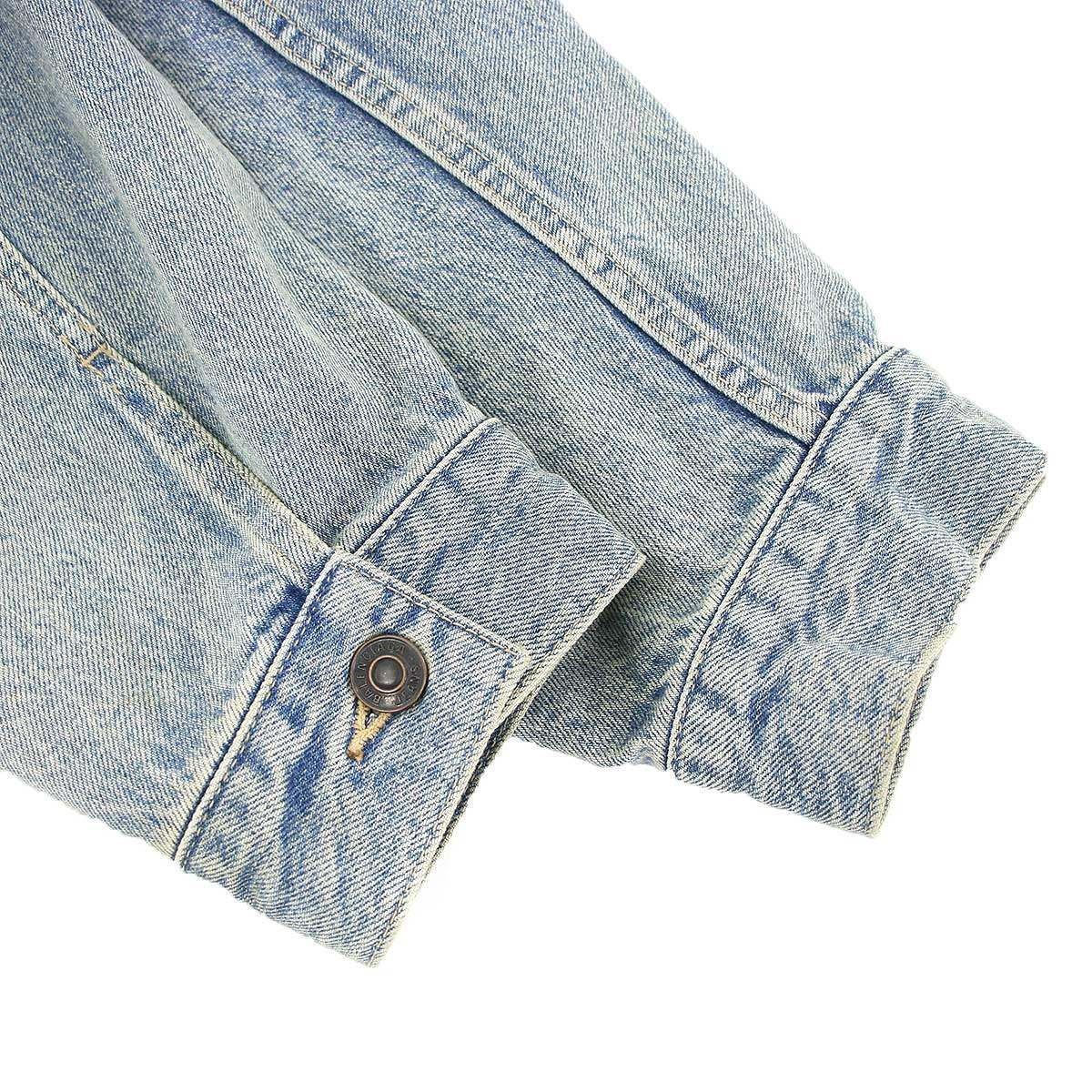 Balenciaga Upside Down Denim Jacket Indigo 34 — view 4