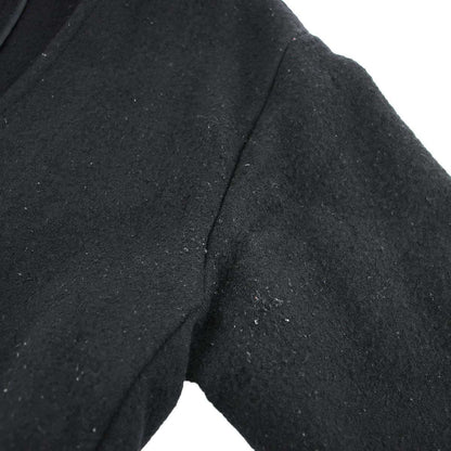 Celine by Phoebe Philo Belted Wool Long Coat Black 36 — view 8