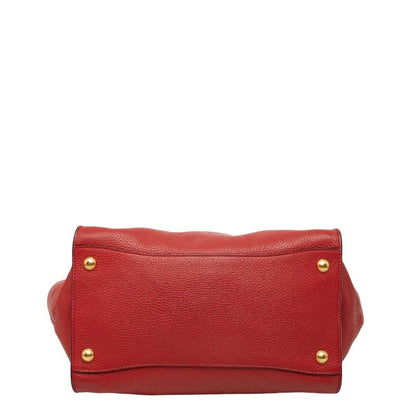 Prada 2-Way Shoulder Bag Red Leather — view 3