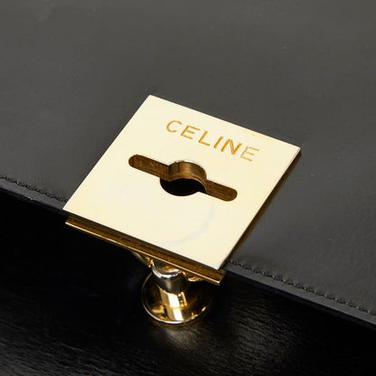 Celine 2-Way Shoulder Bag Black Leather — view 8