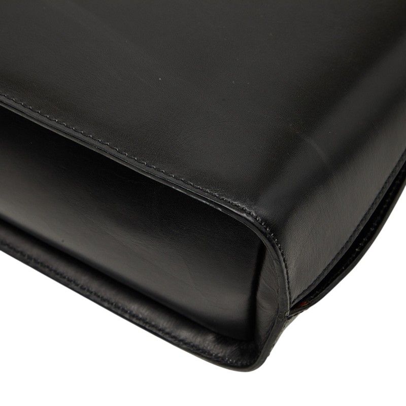 Celine 2-Way Shoulder Bag Black Leather — view 6