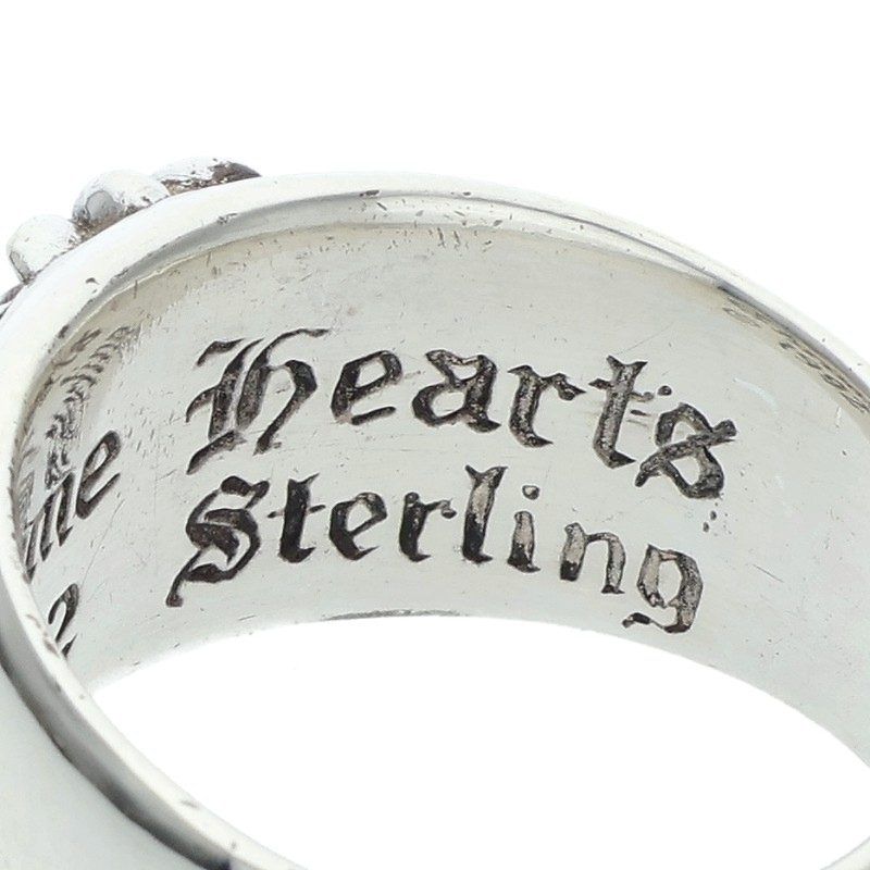 Chrome Hearts Flrl Floral Cross Silver Ring — view 4