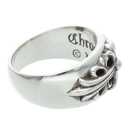 Chrome Hearts Flrl Floral Cross Silver Ring — view 5