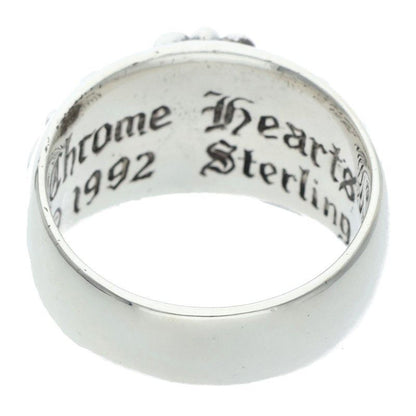 Chrome Hearts Flrl Floral Cross Silver Ring — view 2