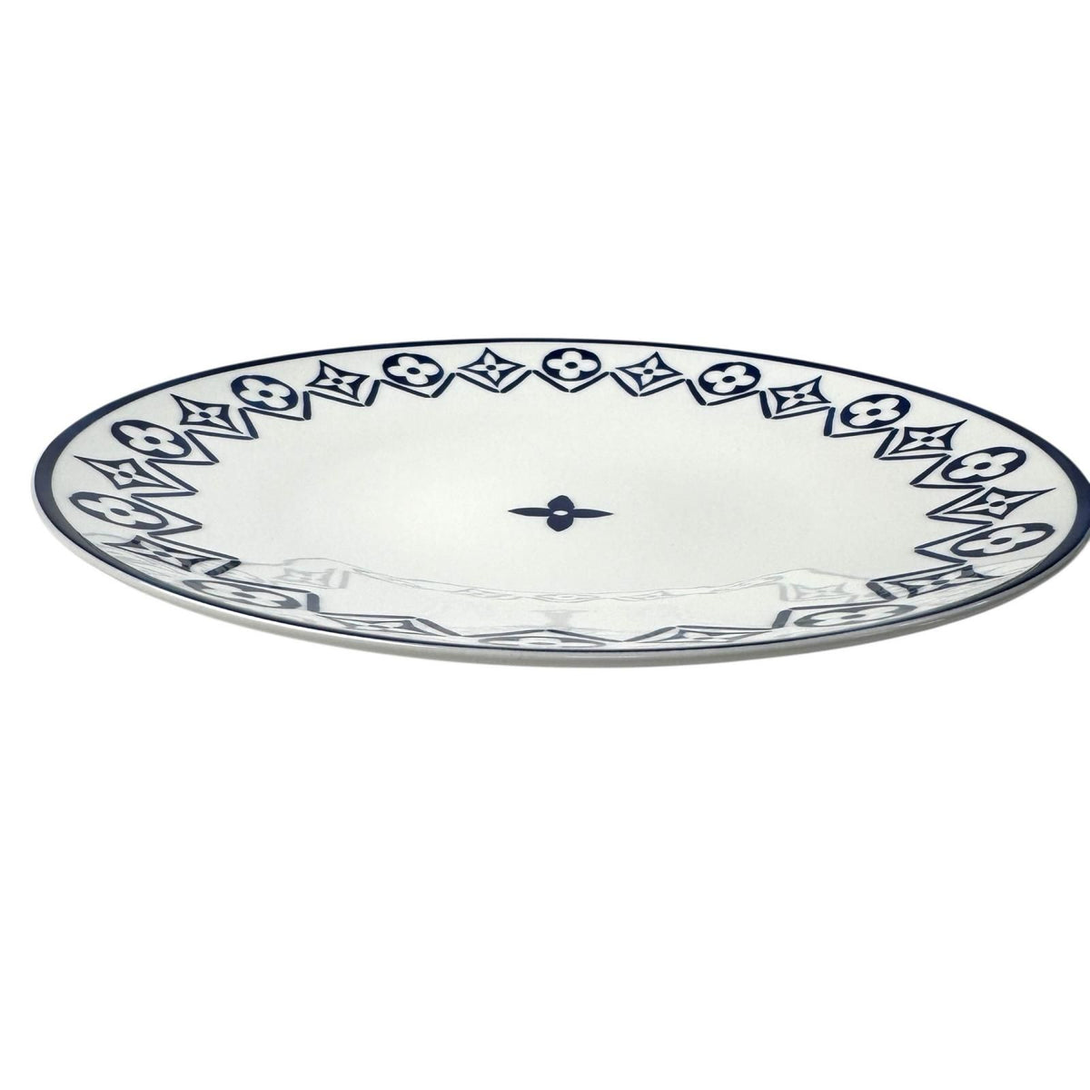 Louis Vuitton Monogram Flower Tile Dinner Plate — view 2