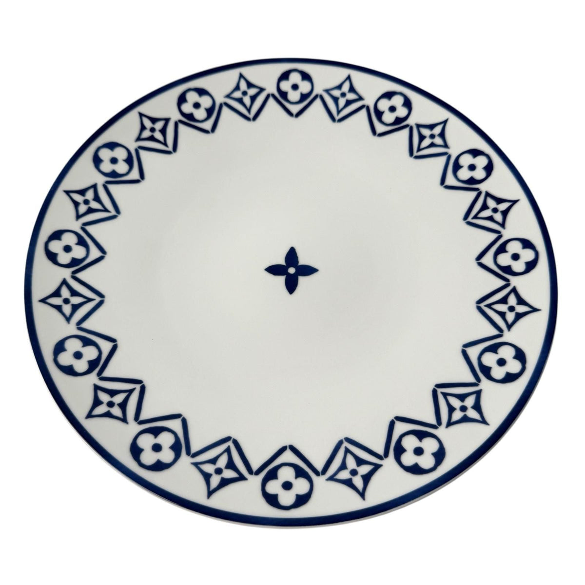Louis Vuitton Monogram Flower Tile Dinner Plate