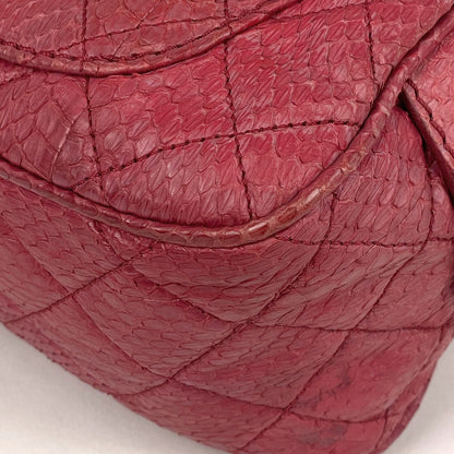 Chanel CC Logo Chain Shoulder Bag Quilted Leather — view 3