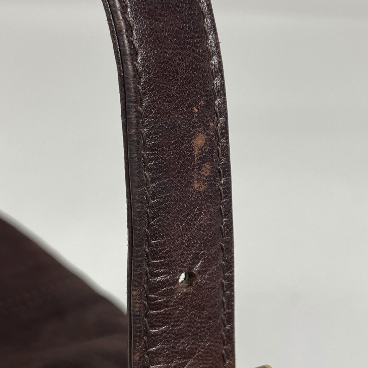 Fendi Zucca Logo Shoulder Bag Mamma Bucket Suede Brown — view 5