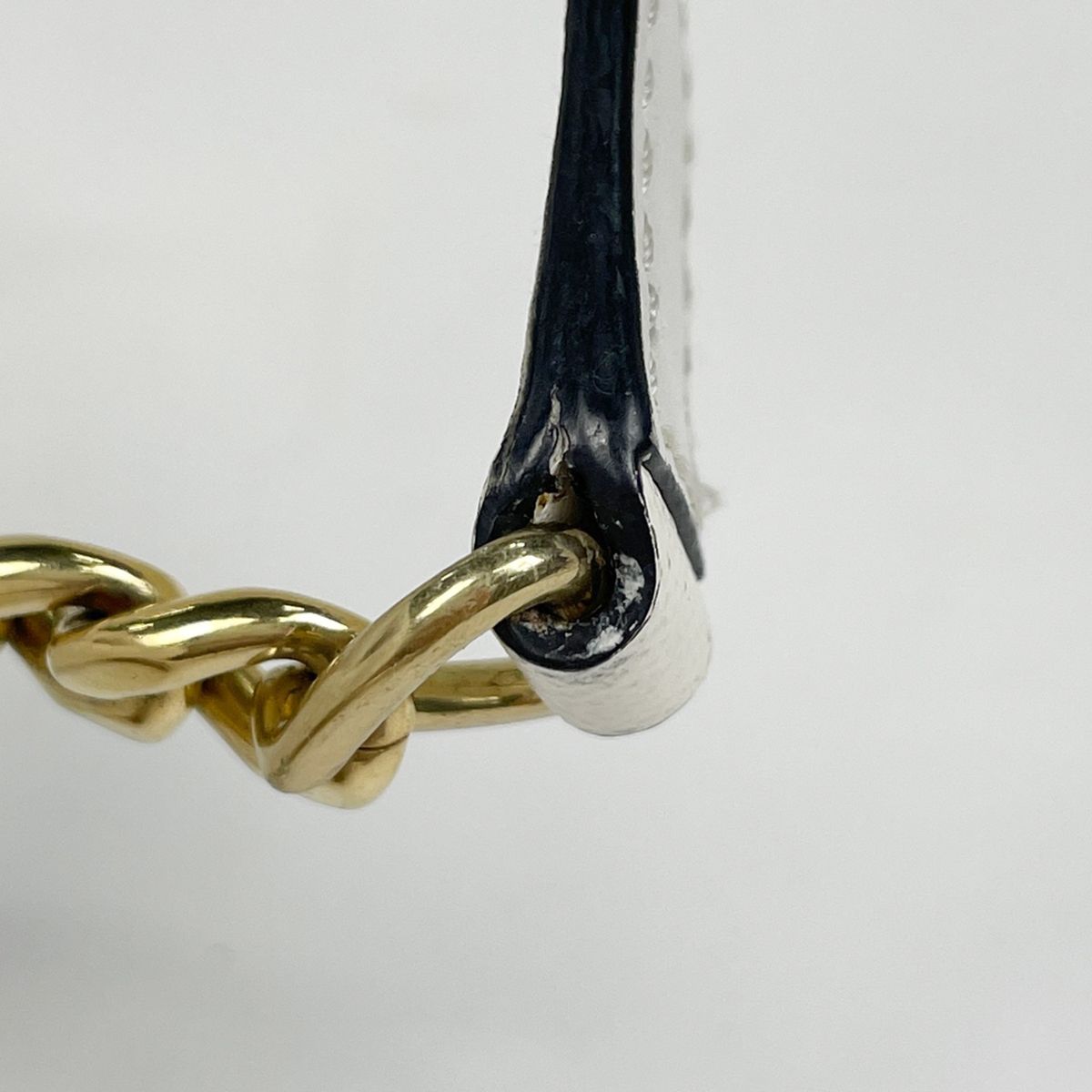 Prada Chain Shoulder Bag Saffiano Leather White — view 4