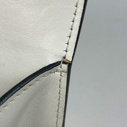 Prada Chain Shoulder Bag Saffiano Leather White — view 6