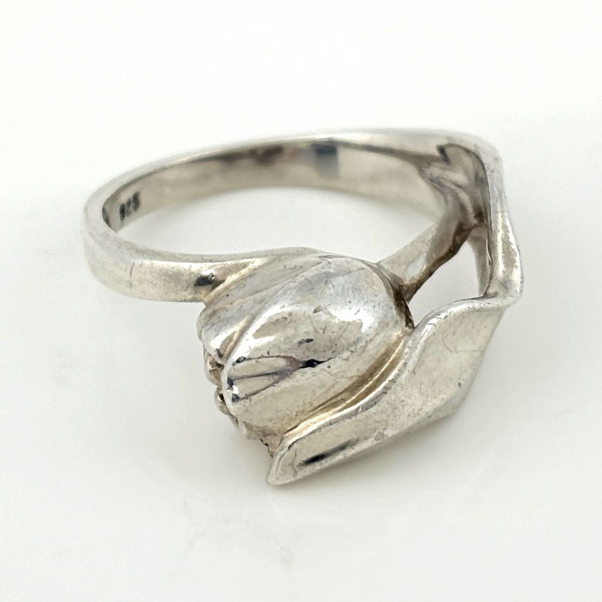Tiffany & Co Tulip Ring 925 Sterling Silver — view 2