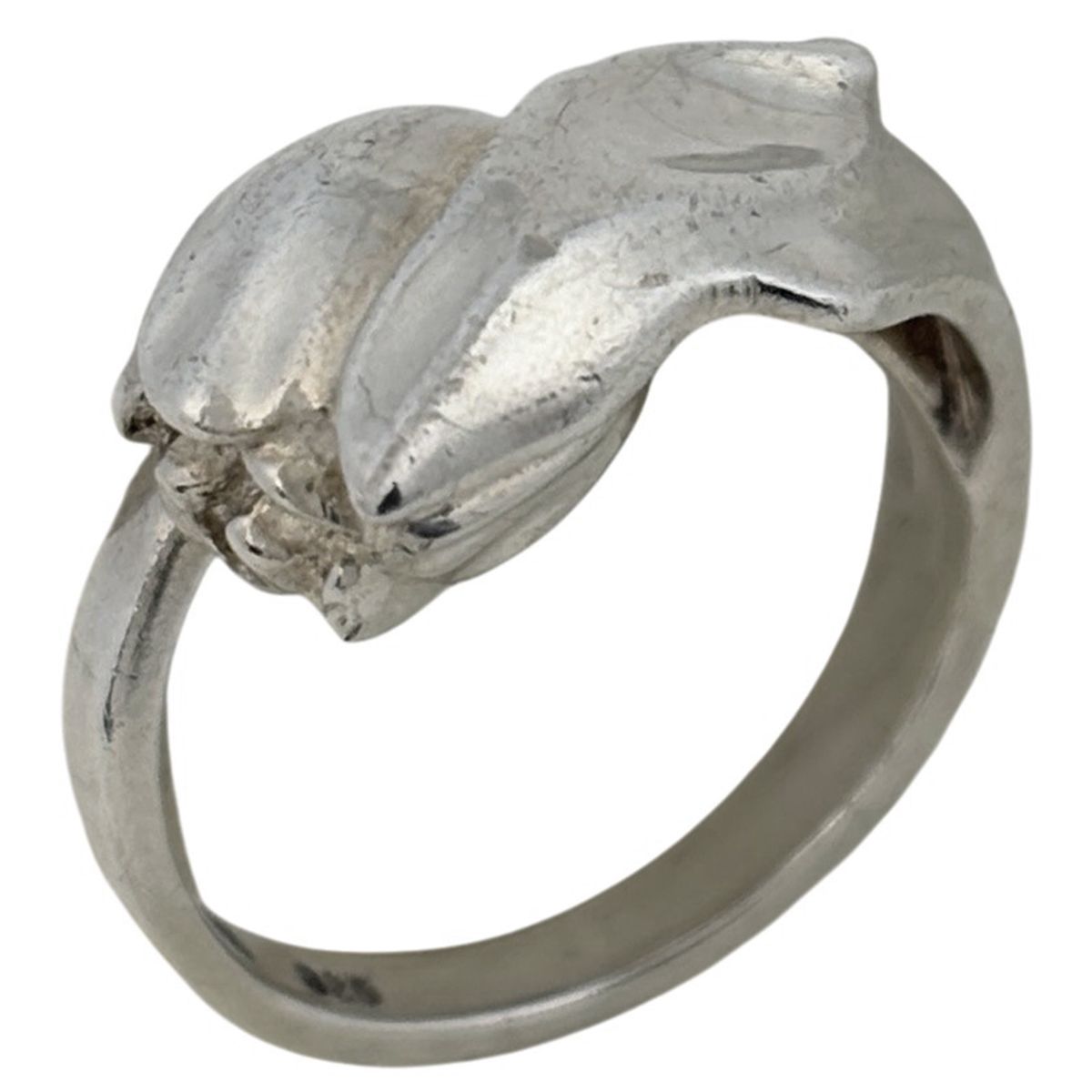 Tiffany & Co Tulip Ring 925 Sterling Silver