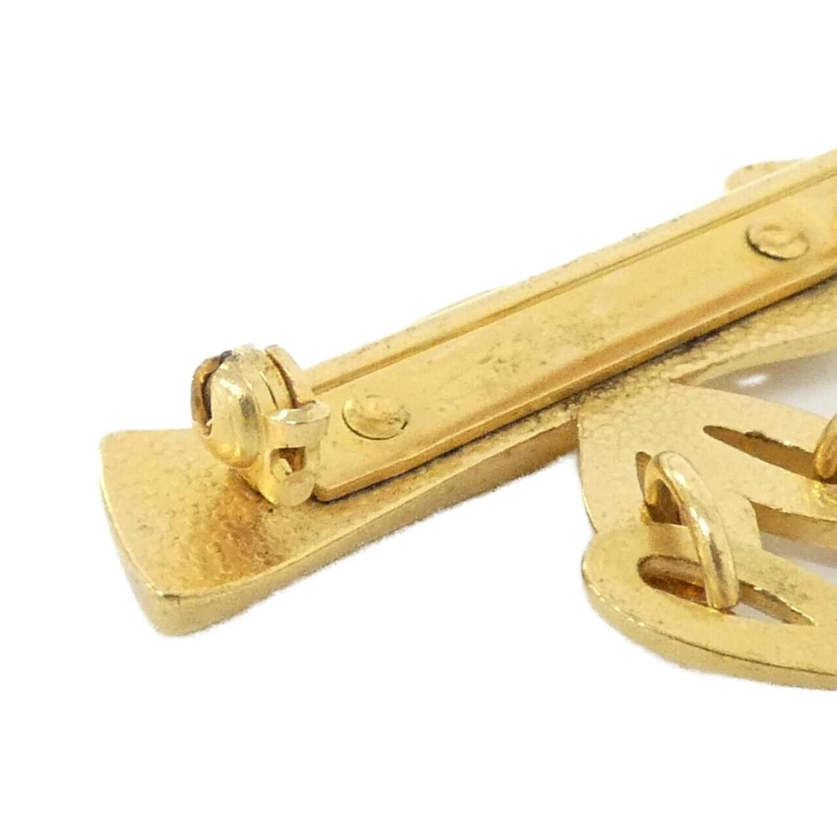 Hermes Brooch Gold — view 3