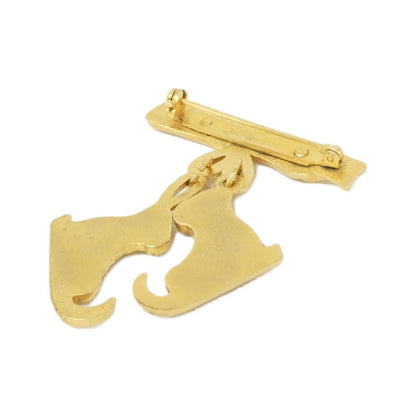 Hermes Brooch Gold — view 2