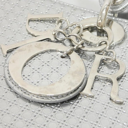 Dior Lady Dior Bag Handbag Silver — view 4