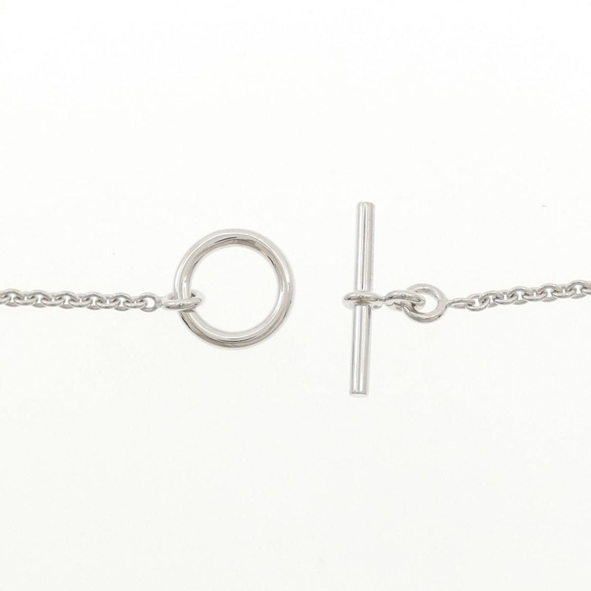 Hermes Diamond Necklace White Gold — view 5