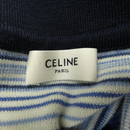 Celine Triomphe Striped Polo — view 4
