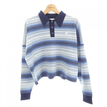 Celine Triomphe Striped Polo