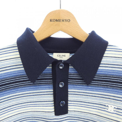 Celine Triomphe Striped Polo — view 5