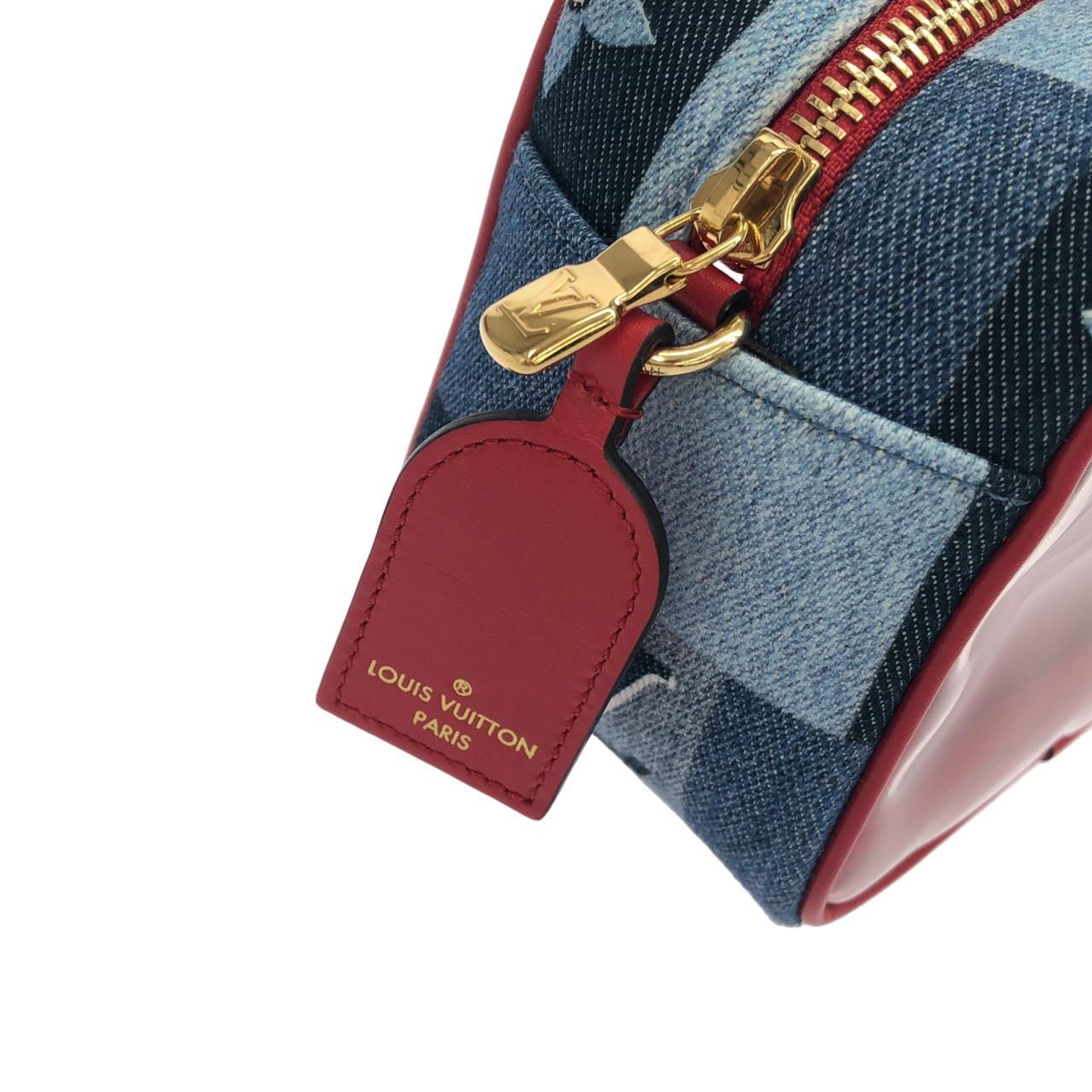 Louis Vuitton Denim Monogram Beach Pouch Shoulder Bag — view 4