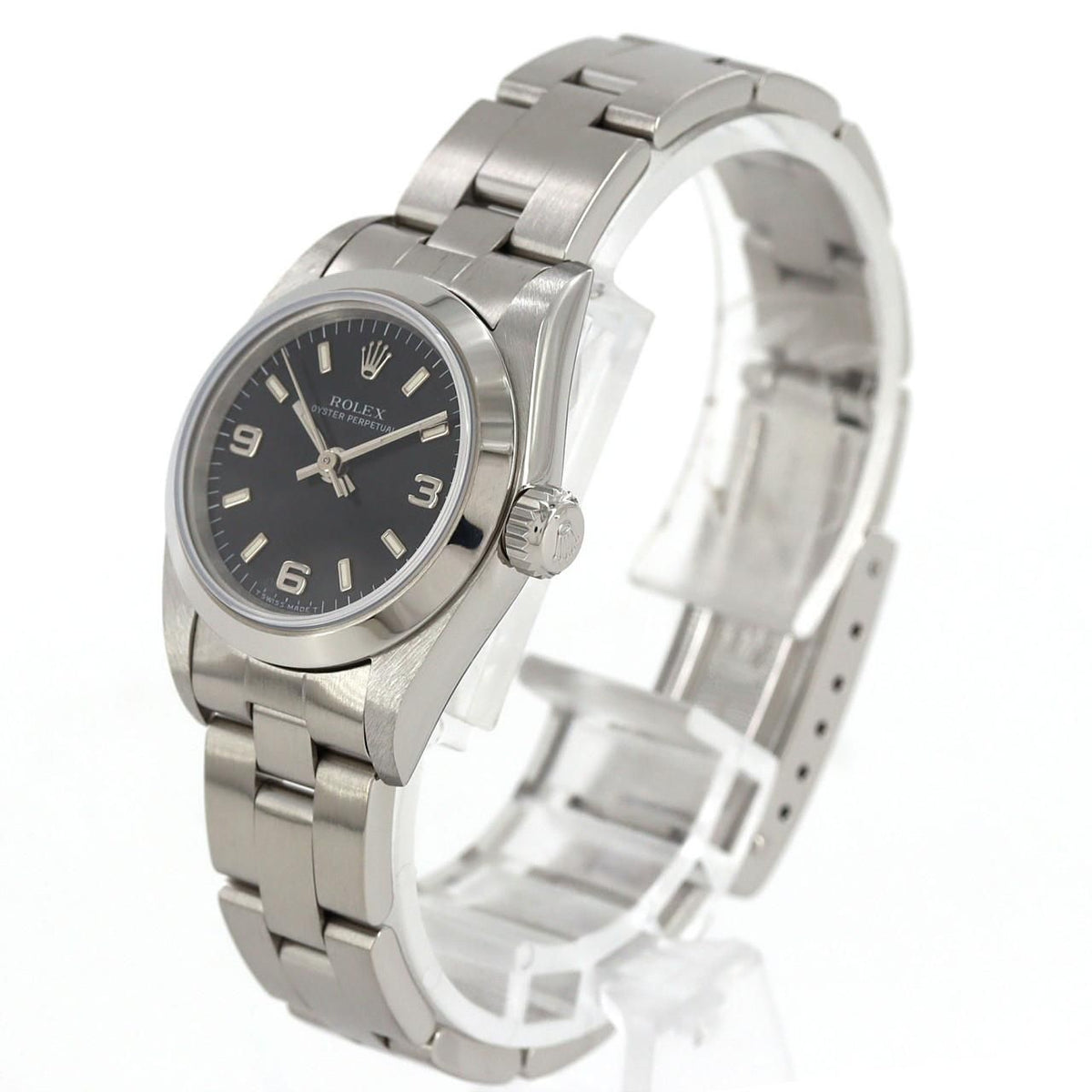 Rolex Oyster Perpetual SS Automatic Number Watch — view 2