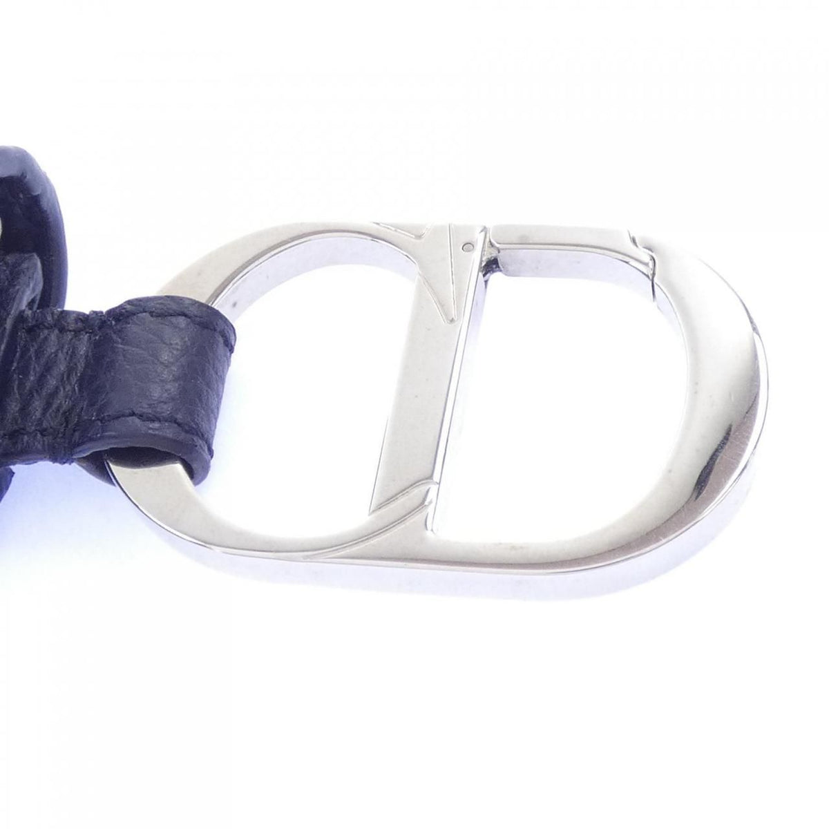 Dior Coin Case Coin Purse Navy — view 4