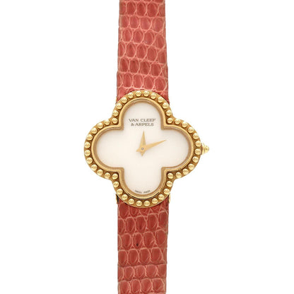 Van Cleef & Arpels Alhambra YG Quartz Watch