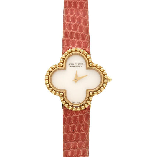 Van Cleef & Arpels Alhambra YG Quartz Watch