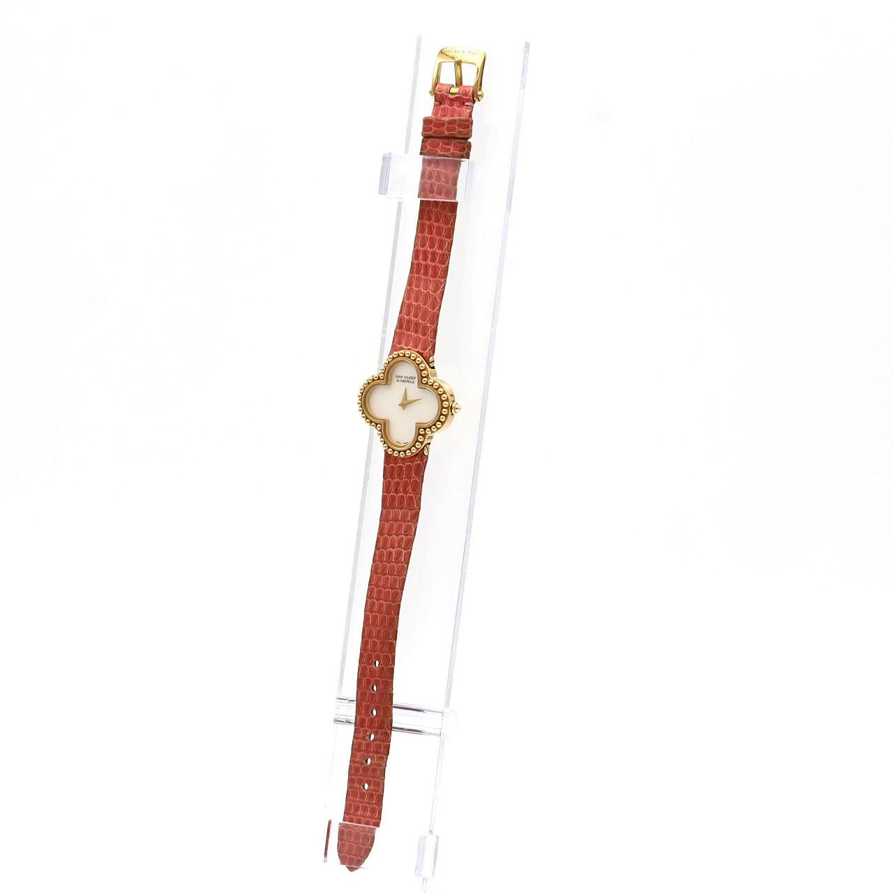 Van Cleef & Arpels Alhambra YG Quartz Watch — view 2