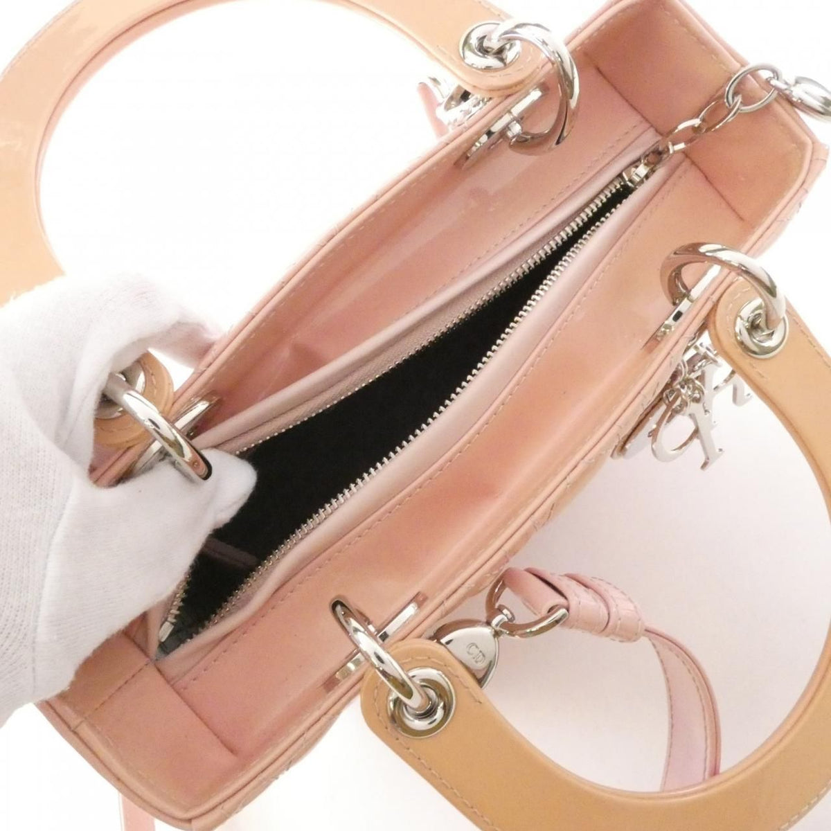 Dior Lady Dior Bag Handbag Pink — view 7